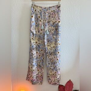 Agua Bendita Multicolor Wide Leg Pants